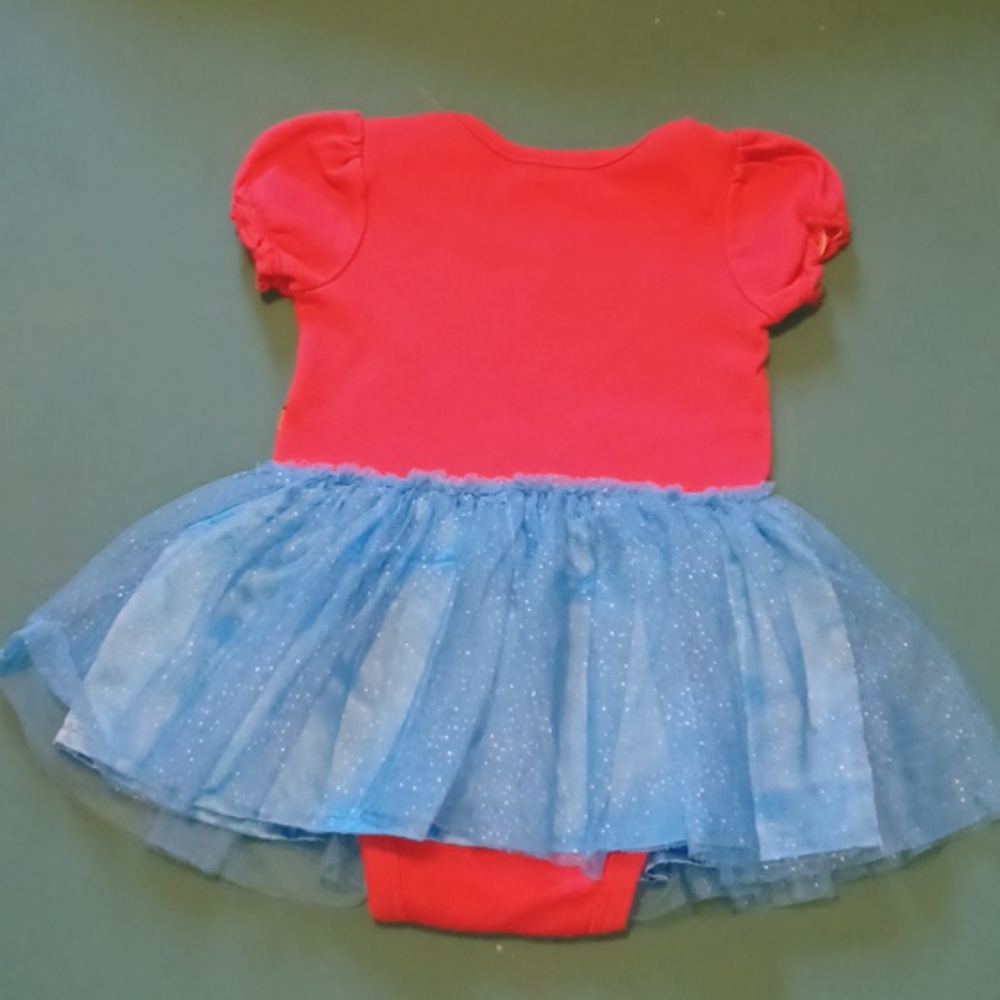 DC Comics Red and Blue Wonder Woman Bodysuit - Picture 6 of 6